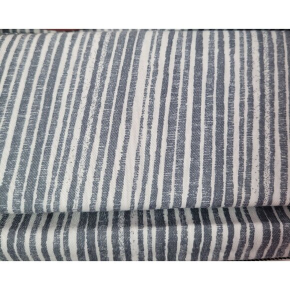 Drift Collection Queen Garment Washed 4-Piece Sheet Set Kaisa Blue Striped - Picture 6 of 6